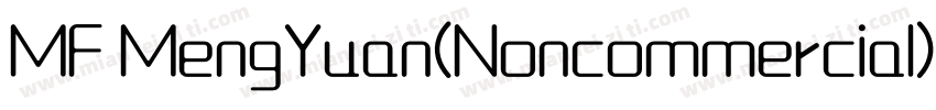 MF MengYuan(Noncommercial) Regular字体转换